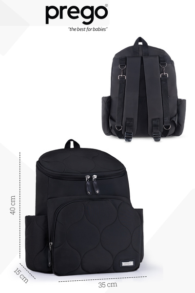 Prego Montana Bebek Bakım Çantası Siyah 3084
