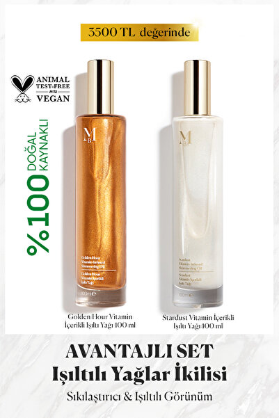 MİSBAHÇE Golden Hour & Stardust - 100ml HaIr and Body OIl wIth VItamIns