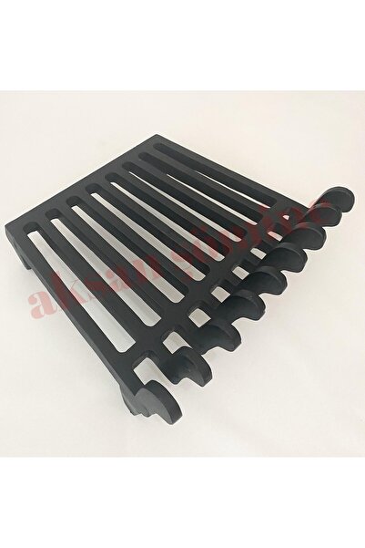 Şömine Aksesuarcısı Döküm Izgara , Şömine Izgarası 44 Cm. X 35 Cm. X 32 Cm. 9lu Izgara Küçük Boy