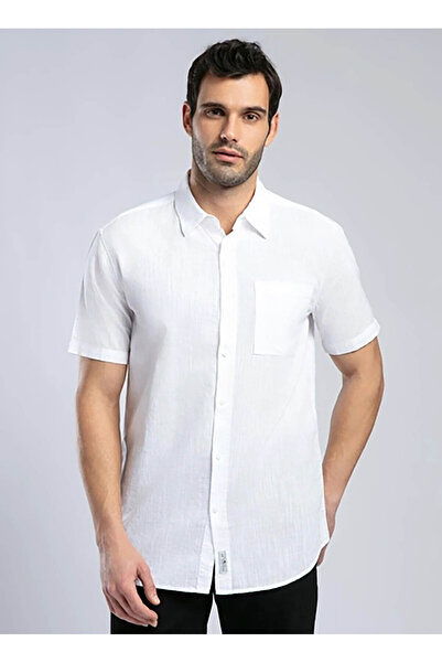 Lee Cooper Regular Fit White Men's Shirt 252 Lcm 241018 Desola White
