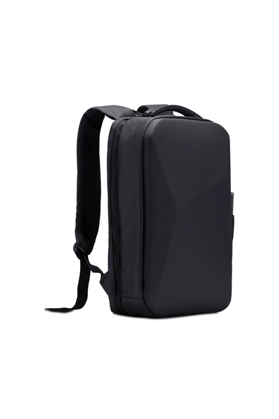 Classone GA-0010 Guntlet V1 Sert Kabuk Serisi 15.6 inch WTX Pro Su Geçirmez Kumaş Laptop Çantası -Siyah