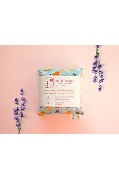 CrossBorder Decor Organic Wheat Lavender Scented Heat Bag - Pain Relief, Relaxing [Hot Water Bag Alternative]