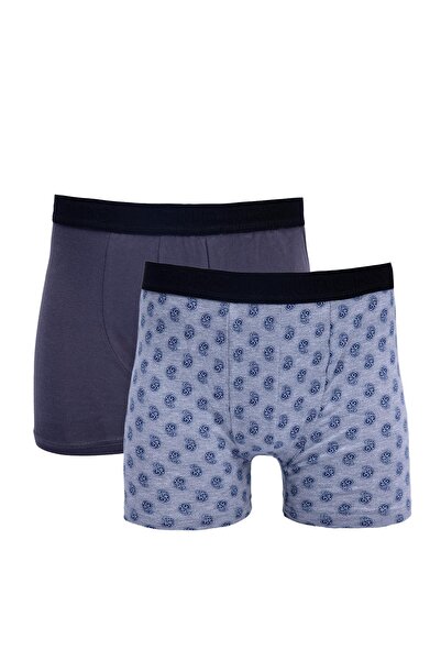 Tudors Men's Flexible Cotton Lycra Boxer Set of 2