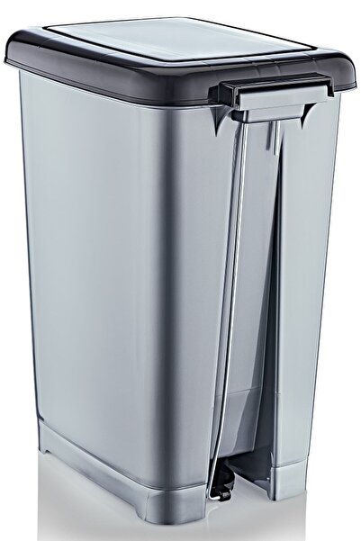 Vienev Slim Pedallı Çöp Kovası 25 Lt Gri