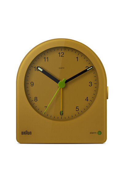 Braun BC22Y SARI KLASİK ANALOG ALARMLI MASA SAATİ