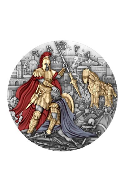 aga kulche Troya Gümüş Madalyon