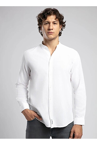 Lee Cooper Regular Fit Beyaz Erkek Gömlek 252 LCM 241013 JULSA BEYAZ