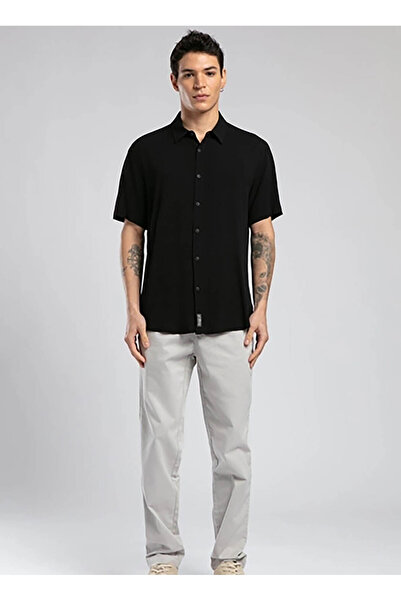 Lee Cooper Regular Fit Siyah Erkek Gömlek 252 LCM 241019 BASICES SİYAH