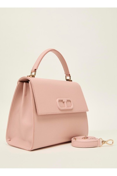 Ted Baker Nokta Baskılı Büyük Deri El Çantası