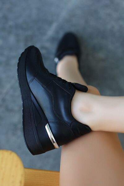 kajal ayakkabı BERLÍN Ležérní Tenisky-ČERNÉ