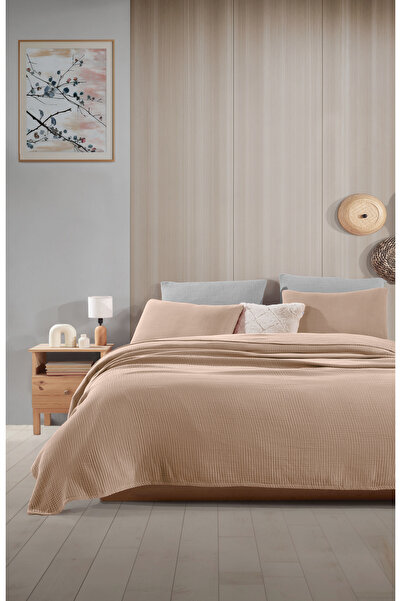 destinyhometex Višeslojni muslin, prirodni, 4 sloja - 100% pamuk 2 Jastučnica...