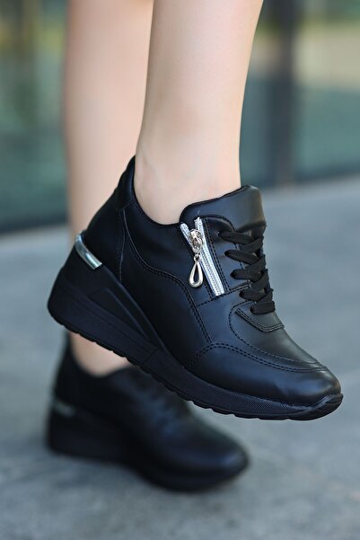 kajal ayakkabı BERLÍN Ležérní Tenisky-ČERNÉ