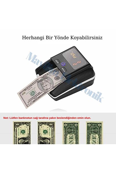 Bill Counter AL-130 F5 ŞüpheliPara Kontrol Makinesi 5 Ülke Parası
