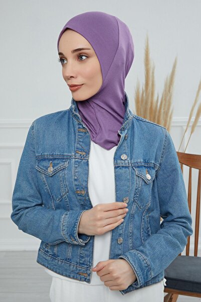 Aisha's Design Hijab Bonnet,Tb-5,Purple