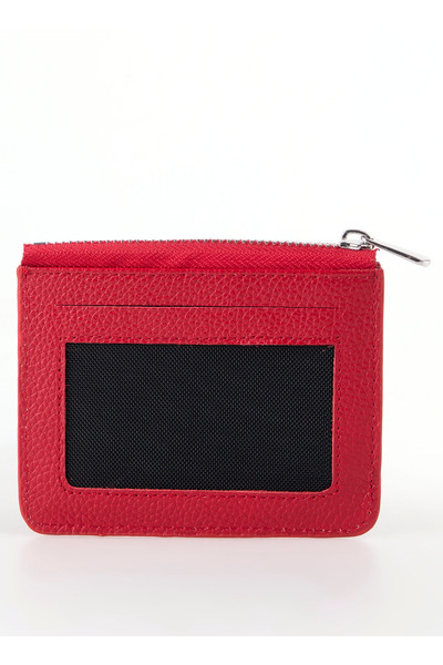 Fabrika Kırmızı Kadın Deri Kartlık frk 533 Flt Deri krmz