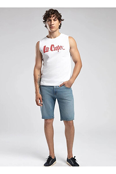 Lee Cooper Erkek Normal Bel Regular Fit Denim Şort 252 LCM 121072 ELYO 5 DENIM