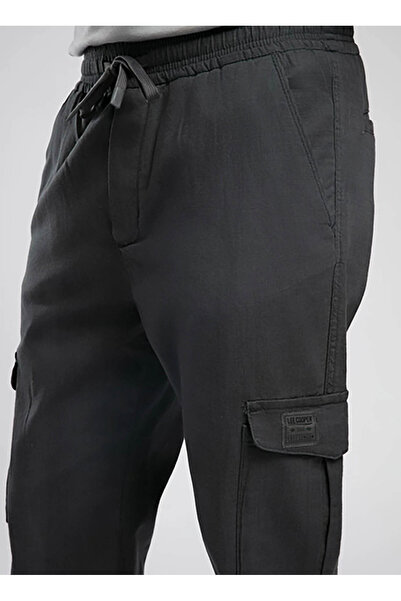 Lee Cooper Normal Paça Koyu İndigo Erkek Kargo Pantolon 252 LCM 221004 KETGO K. İNDİGO