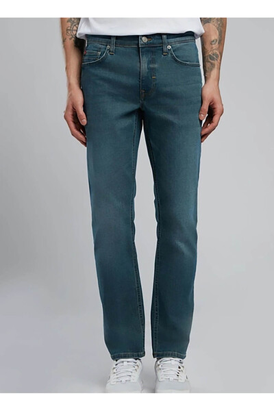 Lee Cooper Normal Bel Slim Straight Erkek Denim Pantolon 252 LCM 121012 JAGGER AKIS NILE BLU