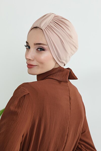 Aisha's Design Χτενισμένο βαμβακερό καπέλο, B-68, Ανοιχτό βιζόν