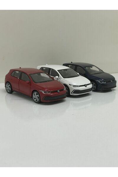 Shem Vw Golf 8 Gtı Metal Çek Bırak Oyuncak Araba 12 Cm (TEK ÜRÜN FİYATIDIR.)