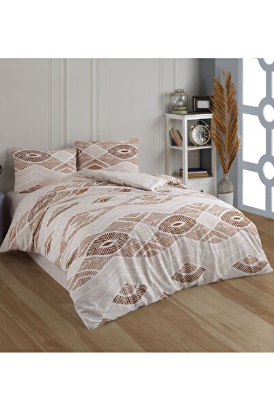 Taç Kristal Tek Kişilik Ranforce Nevresim Takımı Hitit