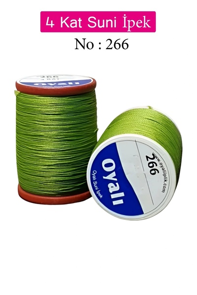 Rasanet Cordă de mătase artificială cu 4 straturi, broderie, mărgele, croșetat, nr:266