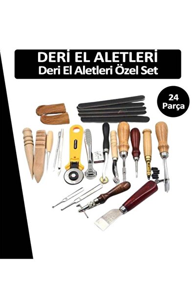 Dopar Δερμάτινα Εργαλεία Χειρός 24 τεμαχίων Ειδικό Σετ