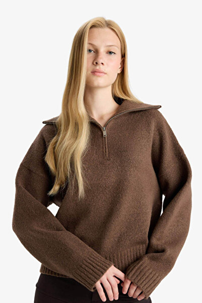DeFacto Brown Women's Sweater A8180Ax/Bn450