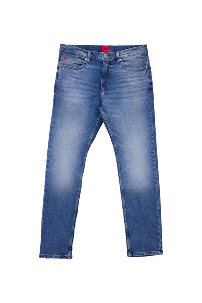 HUGO Normal Bel Slim Fit Mavi Erkek Denim Pantolon 50537698_HUGO 708 10271026 01