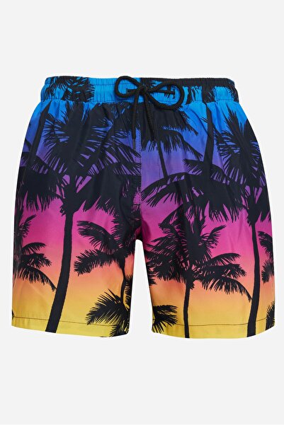 Tudors Pantaloni scurți de baie pentru bărbați, cu croială standard, din plas...