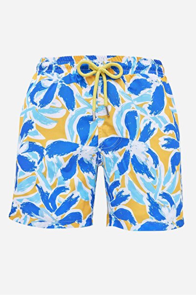 Tudors Pantaloni scurți de baie pentru bărbați, cu croială standard, din plas...