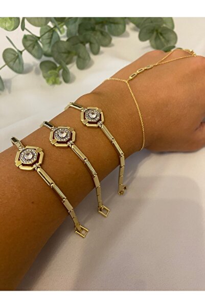Çelik Gold Baget Bileklik