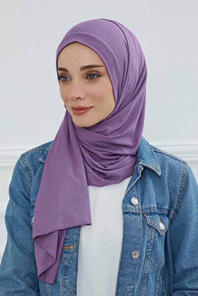 Aisha's Design Practical Combed Shawl,Ps-16,Purple 2