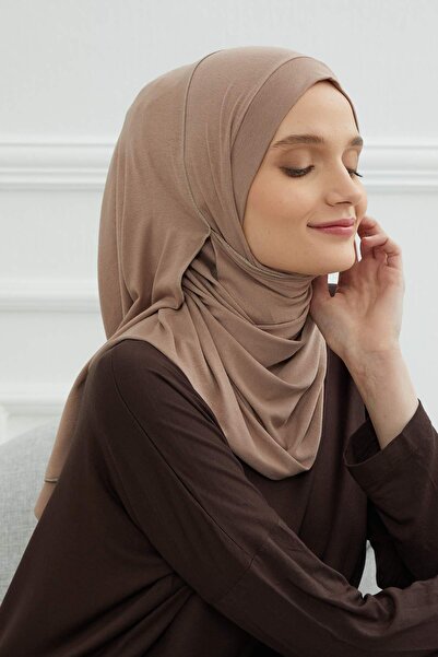 Aisha's Design Πρακτικό χτενισμένο βαμβακερό σάλι, PS-16, βιζόν