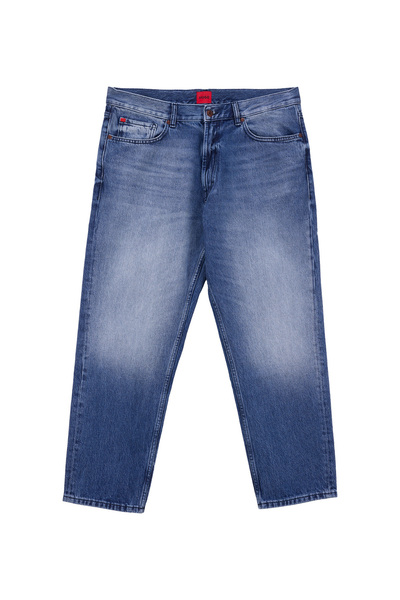 HUGO Normal Bel Tapered Fit Mavi Erkek Denim Pantolon 50537707_HUGO 838 10263121 03