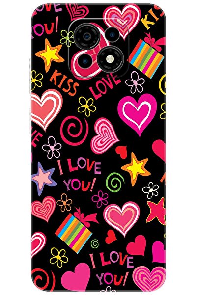 CASPER Via M30 / M30 Plus / M35 Uyumlu Kılıf Desen Baskılı Silikon Kıss Love ...