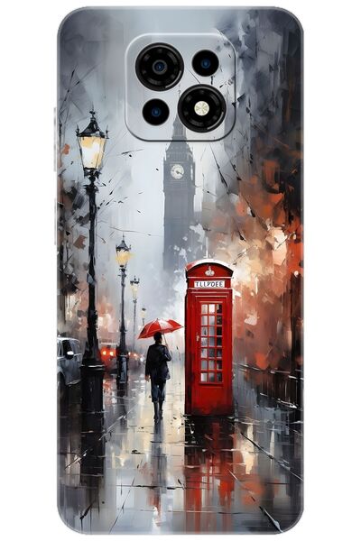 CASPER Via M30 / Via M30 Plus Uyumlu Kılıf Desen Baskı Silikon Bigbang Telefon Kulubesi STK:708 CP-MkPEI7E