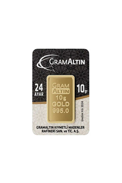 İar Nadir Gold veya 10 gr 995 24 Ayar Külçe Altın