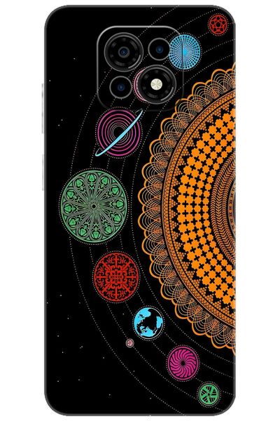 CASPER Via M30 / M30 Plus / M35 Kılıf Desen Baskılı Silikon Gezegenler Tasarım STK:648 CP-2kpceCX