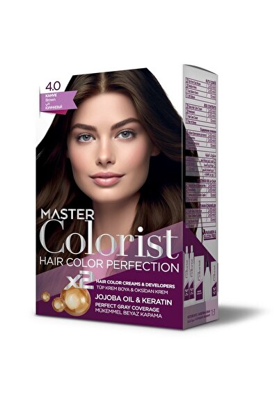 Master colorist Hair Color Perfection Set Saç Boyası 4.0 Kahve