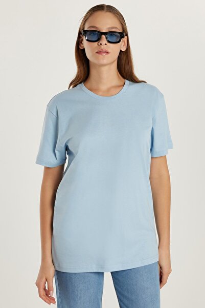 Tudors Μπλουζάκι Unisex Slim Fit Slim Fit 100% βαμβακερό μαλακό μπλουζάκι με λαιμόκοψη