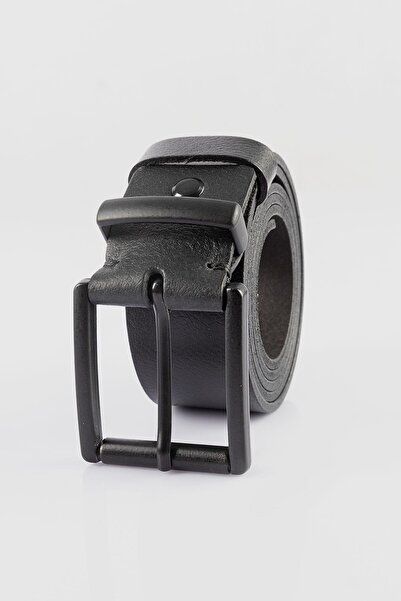 Tudors Чоловічий 100% натуральна шкіра 4 см спортивний чорний ремінь