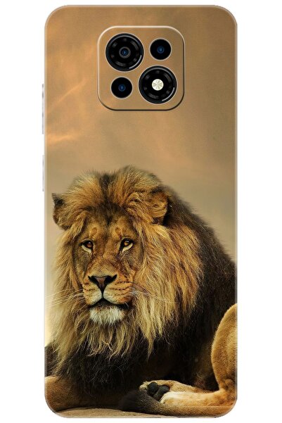 CASPER Via M30 / M30 Plus / M35 Uyumlu Kılıf Desen Baskılı Silikon Kral Aslan STK:207 CP-lKJbmZF