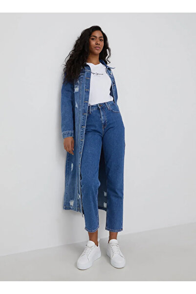 Pepe Jeans Bisiklet Yaka Düz Beyaz Kadın T-Shirt PL505202