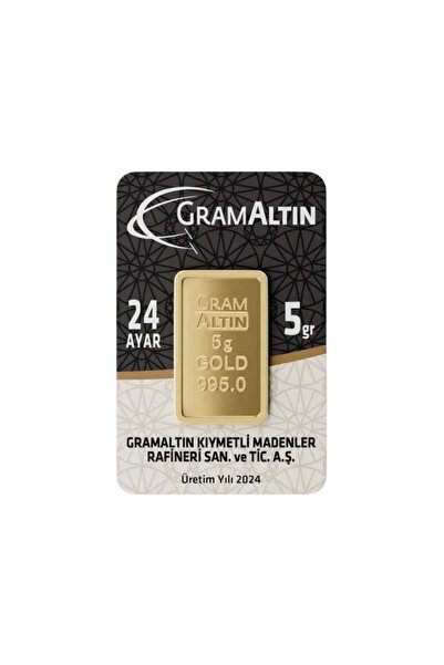 İar Nadir Gold veya 5 gr 995 24 Ayar Külçe Altın
