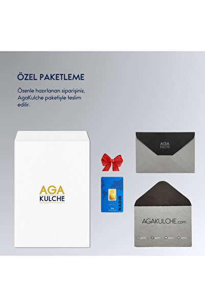 nadir külçe AgaKulche 10 gr 995 24 Ayar Altın