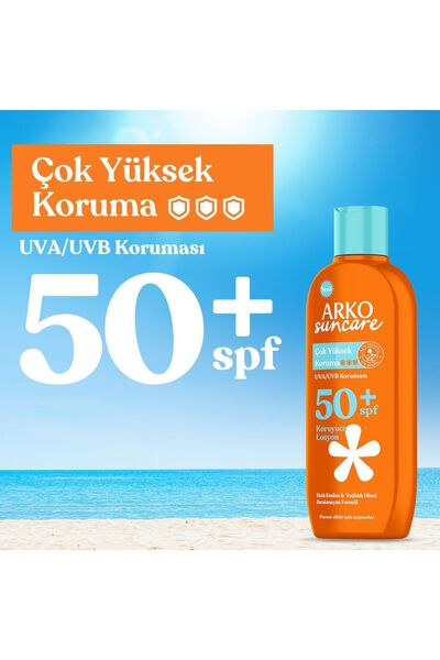 ARKO Suncare Çok Yüksek Koruma spf 50+ Koruyucu Losyon 200 ml