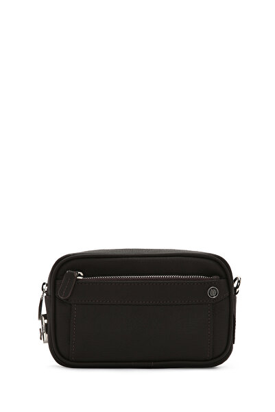 Derimod Men's Brown Leather Handbag 23Wbd3101Ft