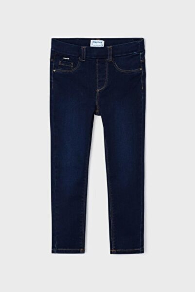 MAYORAL Kız Çocuk 4-9 Yaş Skinny Denim Pantolon 577 Lacivert