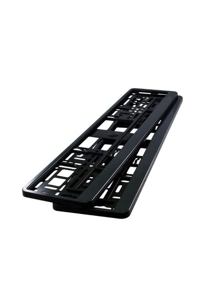 OEM Set 2 bucati suport numar inmatriculare auto HP culoare rama carbon 8x surub